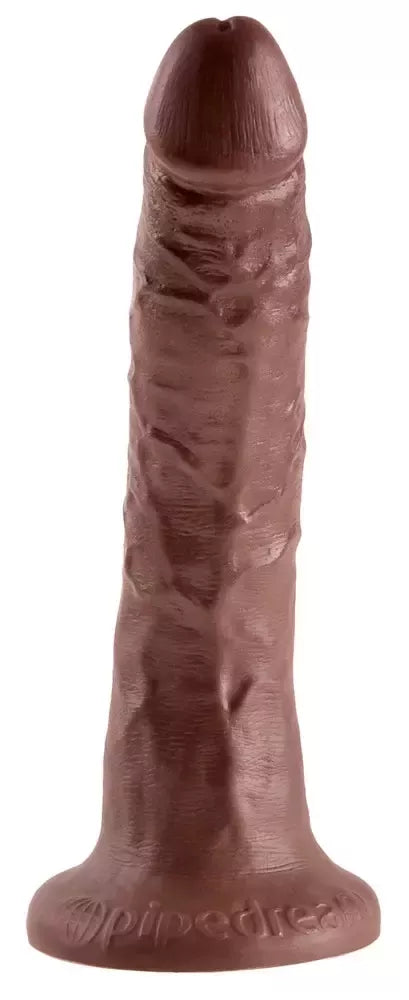 Pipedream King Cock 7" rudas modelis su siurbtuku, 20,5 cm