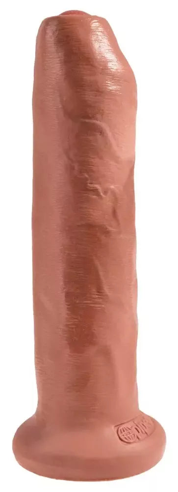 Pipedream King Cock 7" Uncut Tan intymus modelis su siurbtuku, PVC
