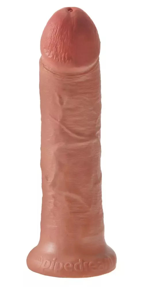 Pipedream King Cock 8 colių (21,5 cm) intymus PVC modelis, rudas