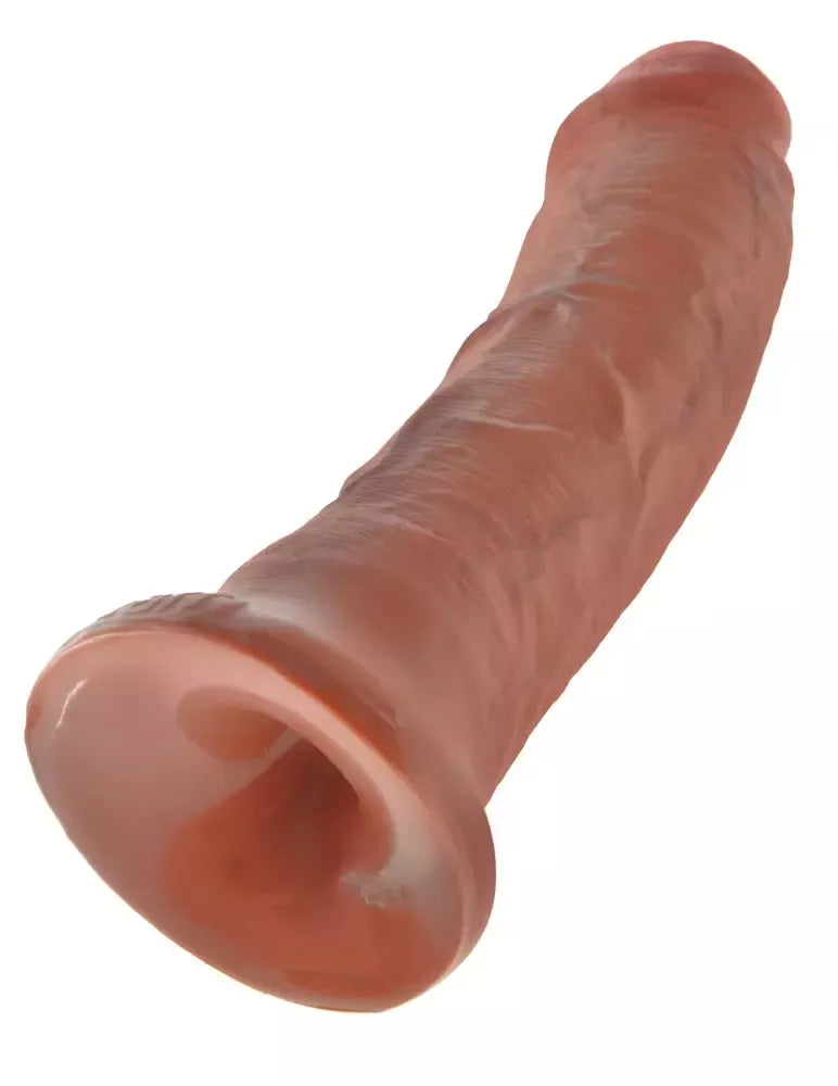 Pipedream King Cock 8 colių (21,5 cm) intymus PVC modelis, rudas