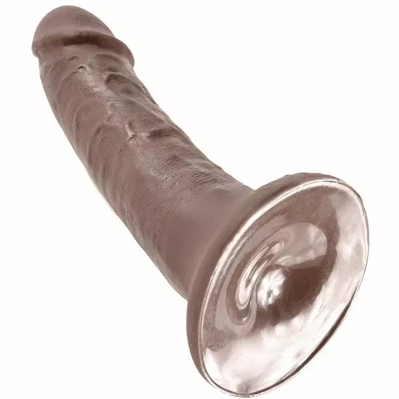 Pipedream King Cock Brown 6" intymus modelis su siurbtuku 15,2 cm