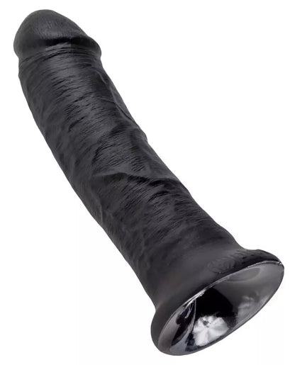 Pipedream King Cock modelis 8" juodas – anatomiškai suformuotas, su siurbtuku