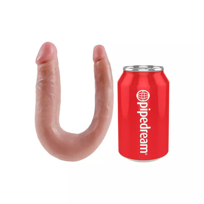 Pipedream King Cock U formos dvipusis lankstus intymus modelis Small Flesh