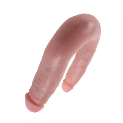 Pipedream King Cock U formos dvipusis lankstus intymus modelis Small Flesh