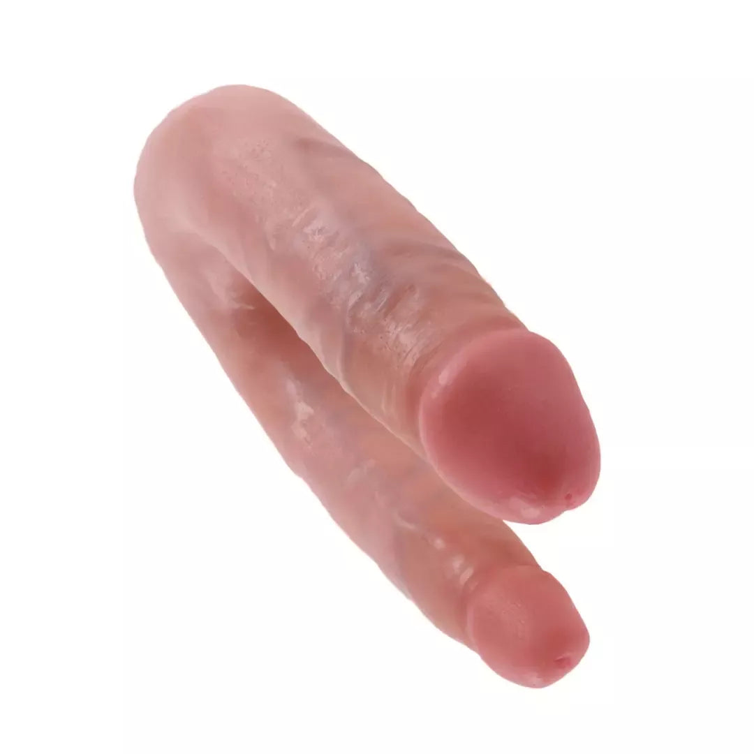 Pipedream King Cock U formos dvipusis lankstus intymus modelis Small Flesh