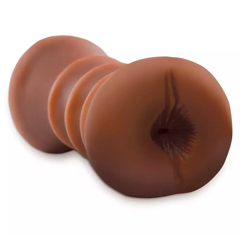 Pipedream PET Flip Me Over Brown intymi dvigubo įėjimo sistema, 14,8 cm