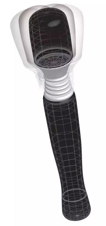 Pipedream Wanachi Mini Massager Black Multi-Speed 21cm kompaktiškas masažuoklis