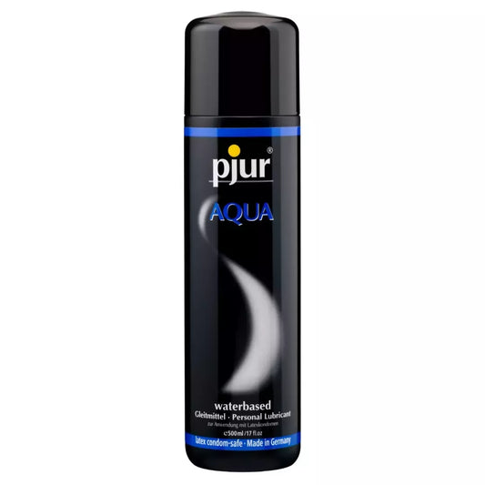 Pjur Aqua vandens pagrindo lubrikantas 500ml - aukščiausios kokybės, odai draugiška formulė