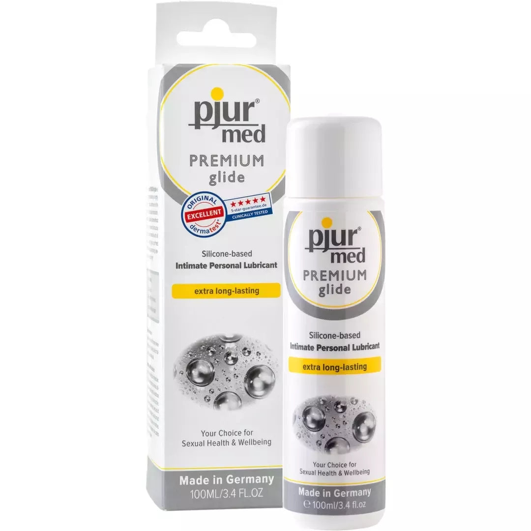 Pjur MED Premium Glide silikoninis lubrikantas 100ml – formulė jautriai odai
