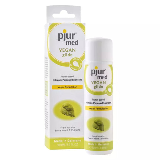 Pjur MED Vegan Glide vandens pagrindo lubrikantas 100ml – švelni formulė