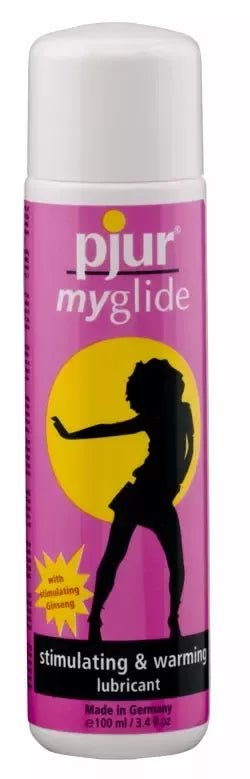 Pjur MyGlide 100ml vandens pagrindu sukurtas šildomasis lubrikantas su ženšenio ekstraktu