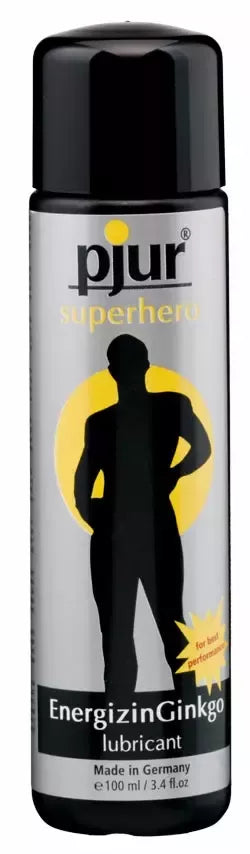 Pjur Superhero Energizing lubrikantas su ginkmedžiu 100ml - aukščiausios kokybės formulė
