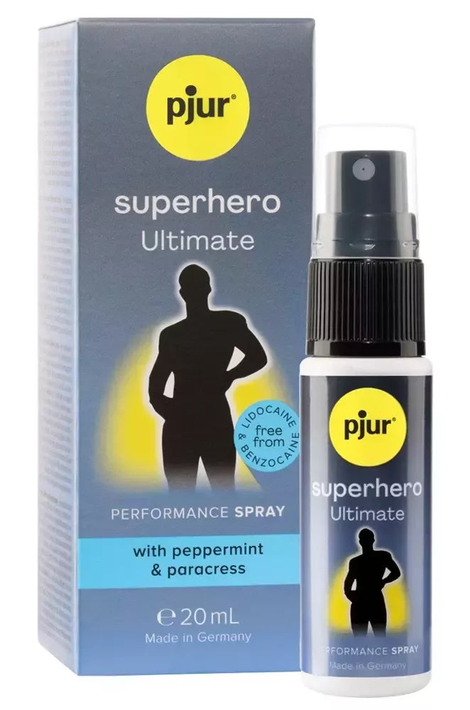 pjur Superhero Ultimate Spray 20ml – inovatyvi purškiamoji priemonė vyrams