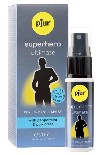 pjur Superhero Ultimate Spray 20ml – inovatyvi purškiamoji priemonė vyrams