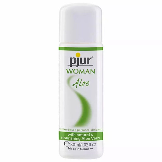 Pjur Woman Aloe vandens pagrindo lubrikantas 30 ml – švelni veganiška formulė