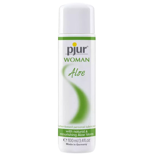 Pjur Woman Aloe vandens pagrindu sukurtas lubrikantas 100 ml – veganiška formulė