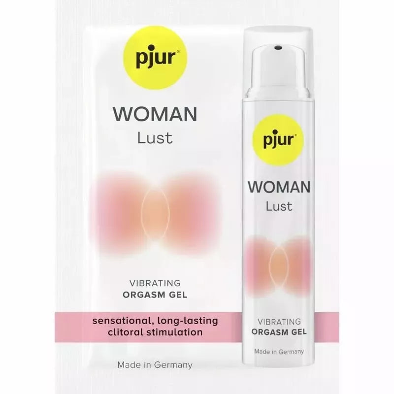 Pjur Woman Lust Vibrating Gel 1,5 ml – stimuliuojantis gelis vandens pagrindu