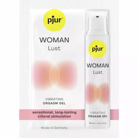 Pjur Woman Lust Vibrating Gel 1,5 ml – stimuliuojantis gelis vandens pagrindu