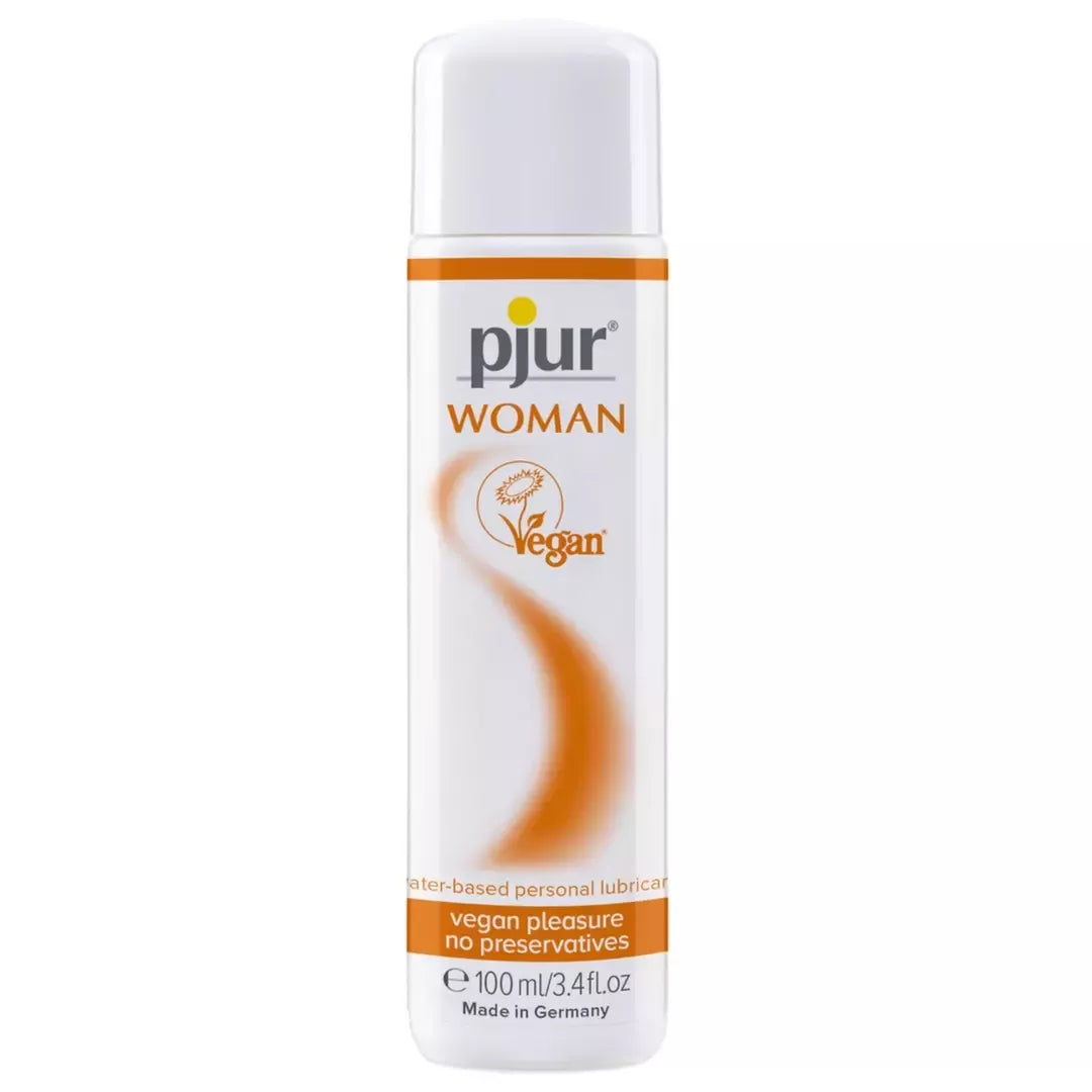 Pjur Woman Vegan vandens pagrindo lubrikantas 100ml - natūrali formulė