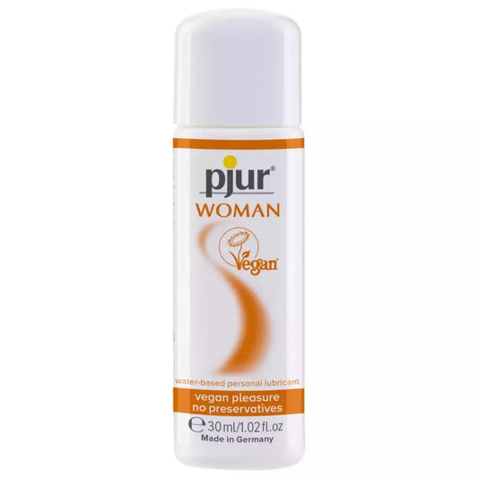 Pjur Woman Vegan vandens pagrindo lubrikantas 30 ml – švelni formulė