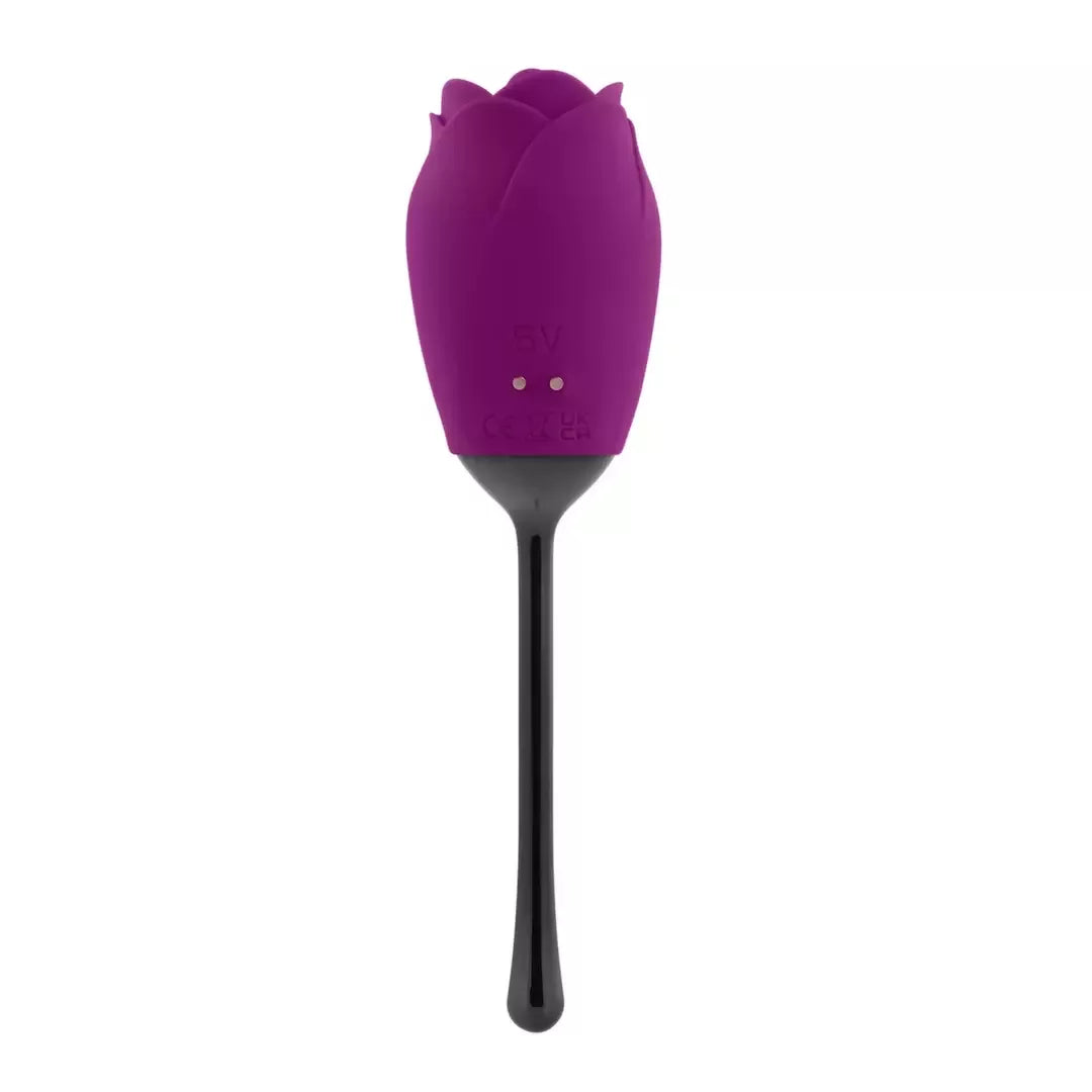 Playboy Pleasure Petal Vibrator Wild Astor – rožės formos silikoninis stimuliatorius