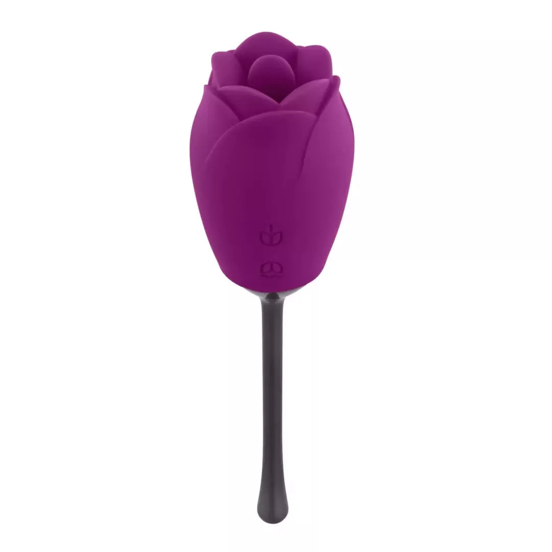 Playboy Pleasure Petal Vibrator Wild Astor – rožės formos silikoninis stimuliatorius