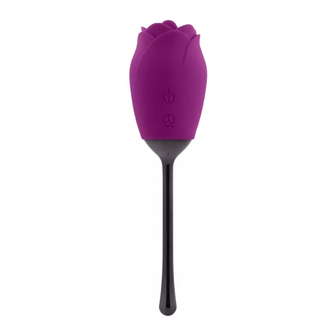 Playboy Pleasure Petal Vibrator Wild Astor – rožės formos silikoninis stimuliatorius