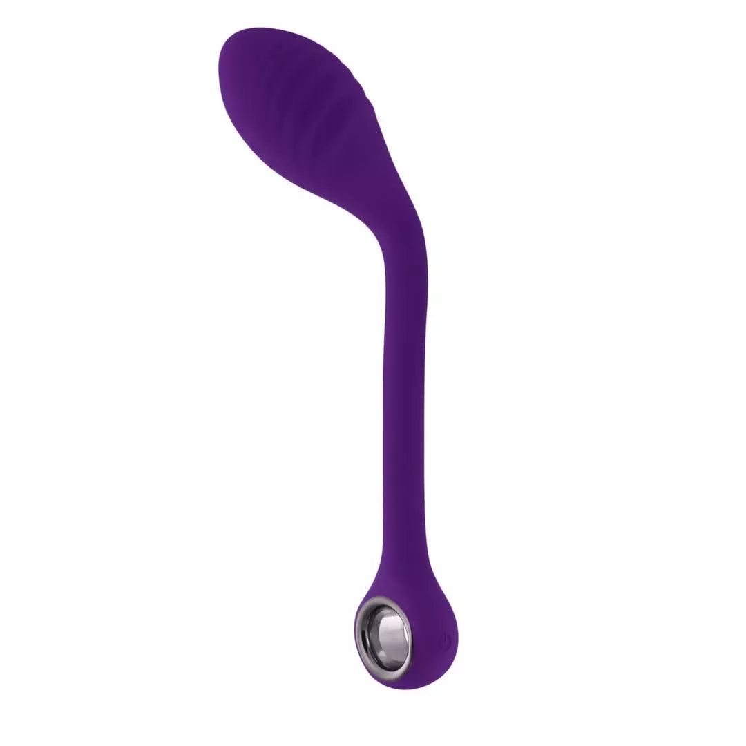 Playboy Pleasure Spot On lankstus vibratorius, Acai, 22,6 cm, silikoninis, USB