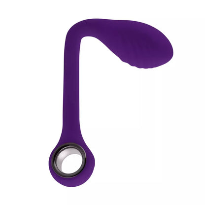 Playboy Pleasure Spot On lankstus vibratorius, Acai, 22,6 cm, silikoninis, USB