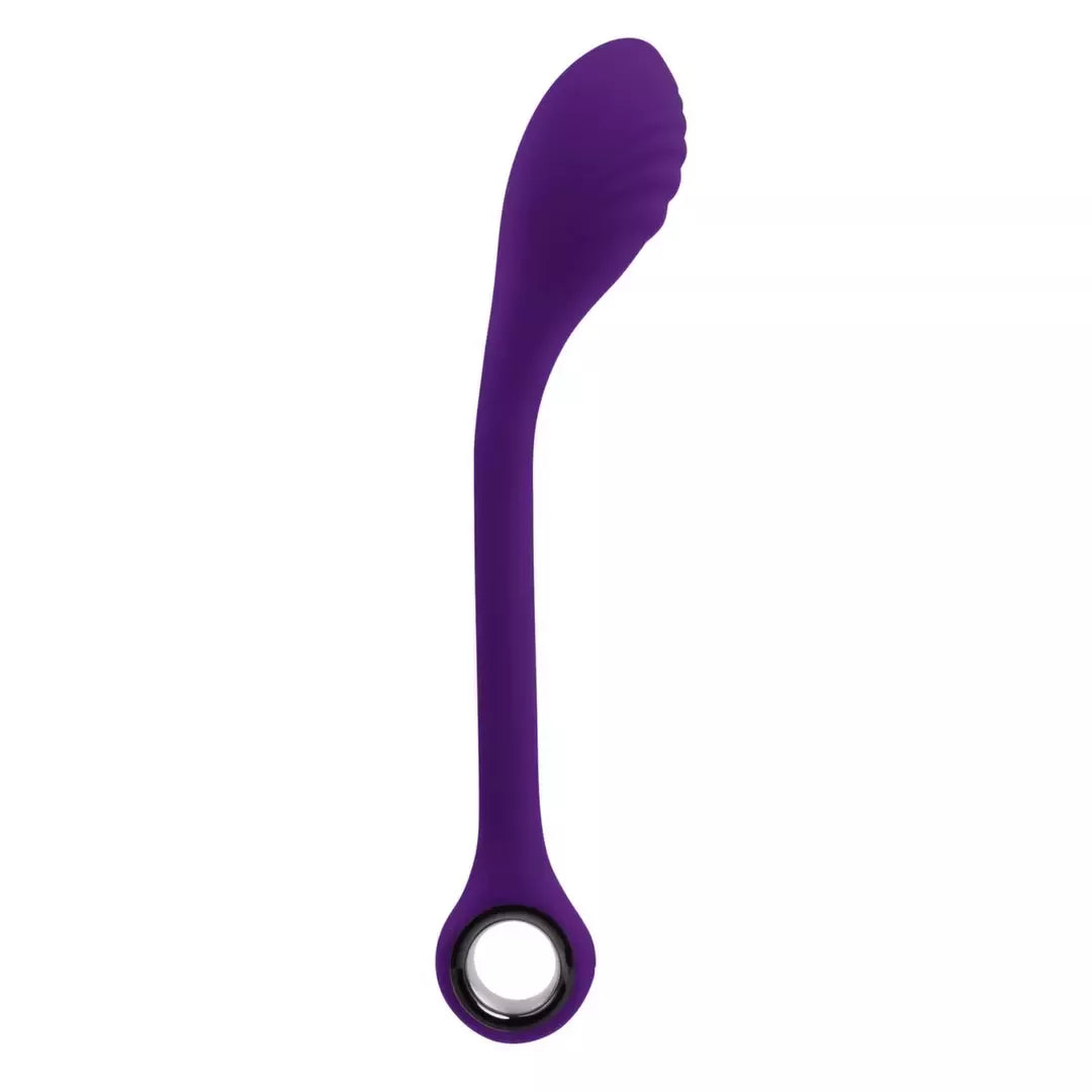 Playboy Pleasure Spot On lankstus vibratorius, Acai, 22,6 cm, silikoninis, USB