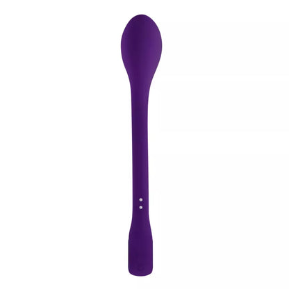 Playboy Pleasure Spot On lankstus vibratorius, Acai, 22,6 cm, silikoninis, USB