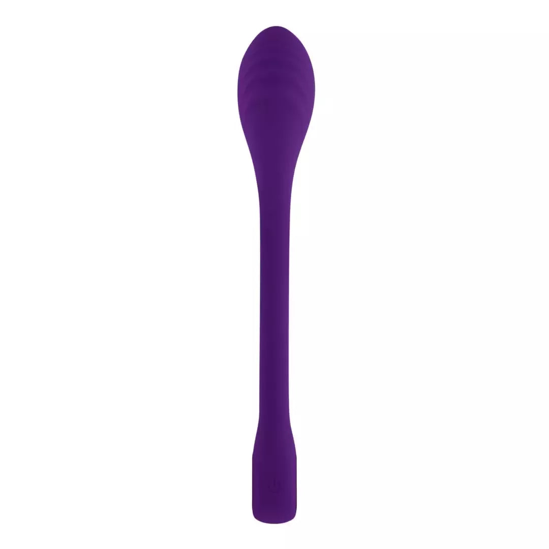 Playboy Pleasure Spot On lankstus vibratorius, Acai, 22,6 cm, silikoninis, USB