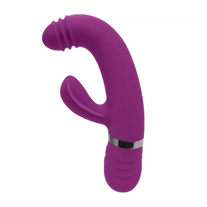 Playboy Pleasure Tap That violetinis vibratorius - 9 greičių lenktas silikoninis modelis