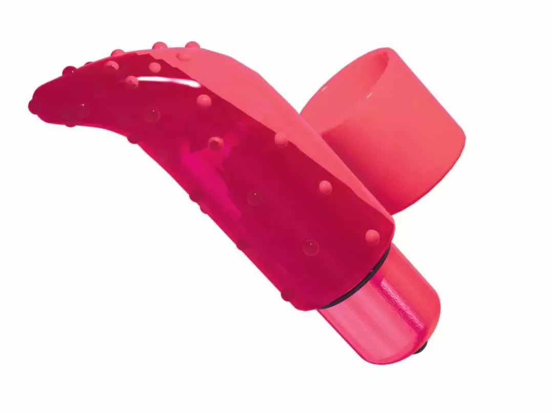 PowerBullet Frisky Finger Pink – kompaktiškas vibruojantis silikoninis intymus prietaisas