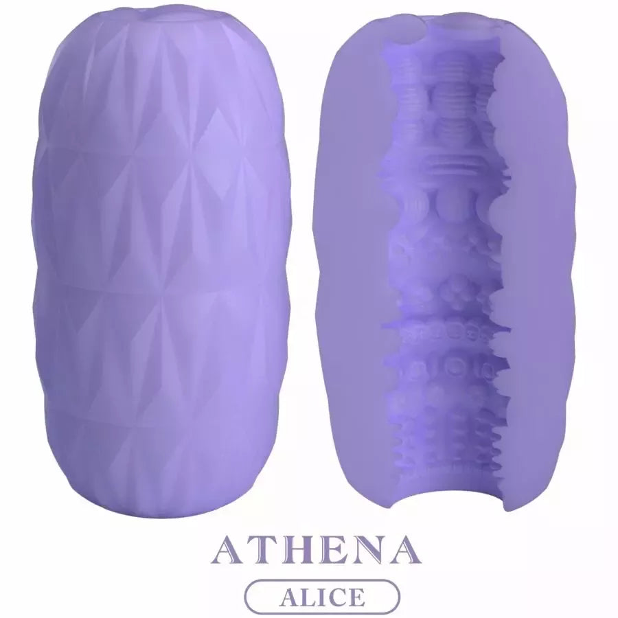 Pretty Love Athena Alice intymus kiaušinio formos masažuoklis, violetinis, TPR, su kelioniniu dėklu