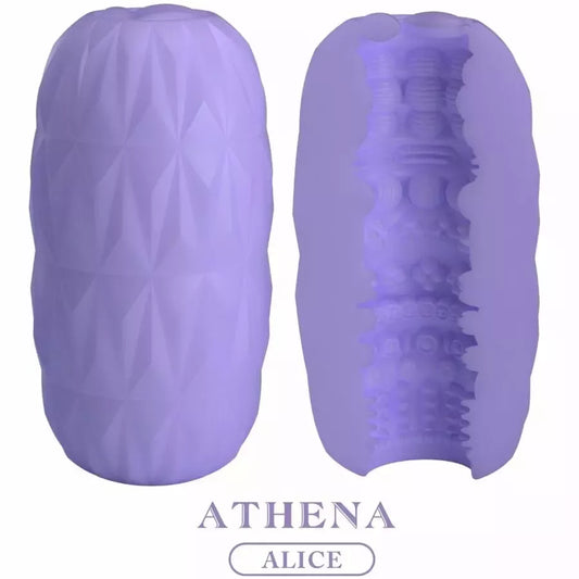 Pretty Love Athena Alice intymus kiaušinio formos masažuoklis, violetinis, TPR, su kelioniniu dėklu