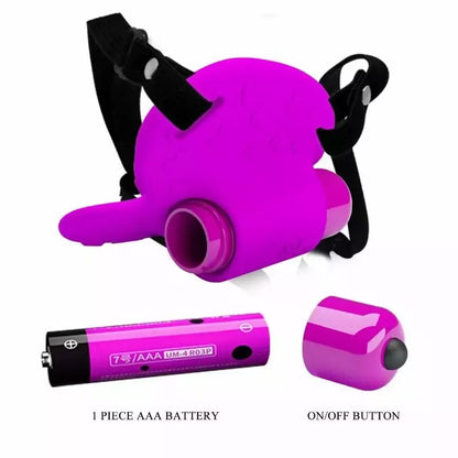 PRETTY LOVE Heartbeat intymus masažuoklis, 10 vibravimo režimų, violetinis, ABS silikonas