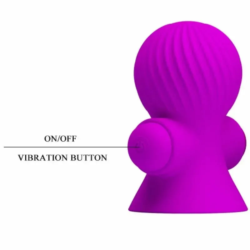 PRETTY LOVE Nipple Stimulators 12M Lilac USB įkraunami silikoniniai spenelių stimuliatoriai