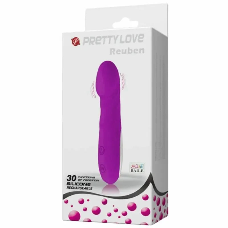 PRETTY LOVE Reuben Smart mini vibrator – 30 funkcijos, įkraunamas per USB