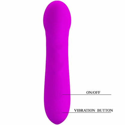 PRETTY LOVE Reuben Smart mini vibrator – 30 funkcijos, įkraunamas per USB