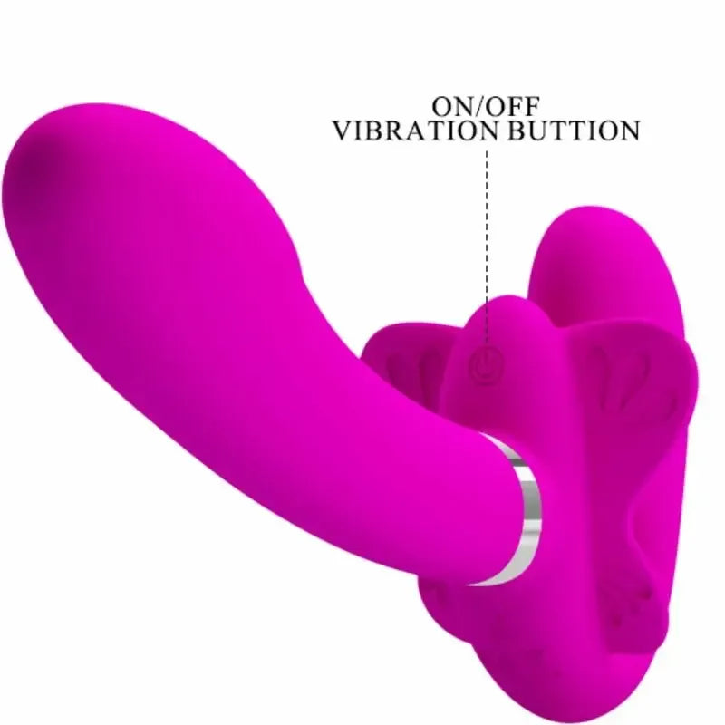 Pretty Love Valerie Double Intimate System 12 vibravimo režimų violetinis silikoninis vibratorius