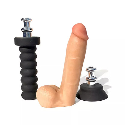 Rascal Jocks Johnny silikoninis modelis, 20 cm, su siurbtuku ir rankena
