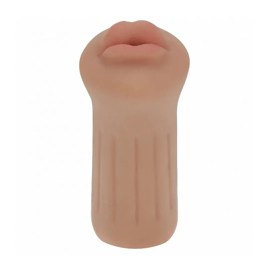 Raw The Grip TPE intymus masturbatorius Small, 137 g, tan spalvos, su minkštu XKIN paviršiumi