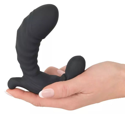 RC+ pripučiamas G ir P taškų vibratorius su nuotolinio valdymo pulteliu, reguliuojamo dydžio, 12 cm