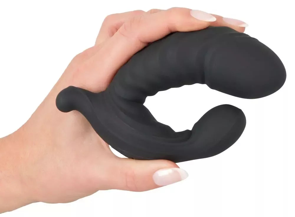 RC+ pripučiamas G ir P taškų vibratorius su nuotolinio valdymo pulteliu, reguliuojamo dydžio, 12 cm