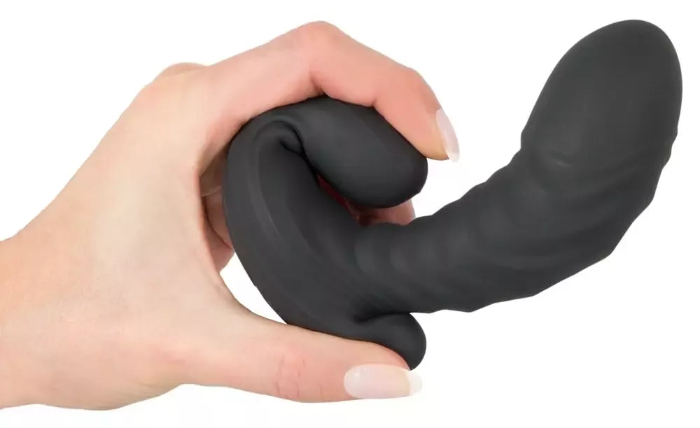 RC+ pripučiamas G ir P taškų vibratorius su nuotolinio valdymo pulteliu, reguliuojamo dydžio, 12 cm