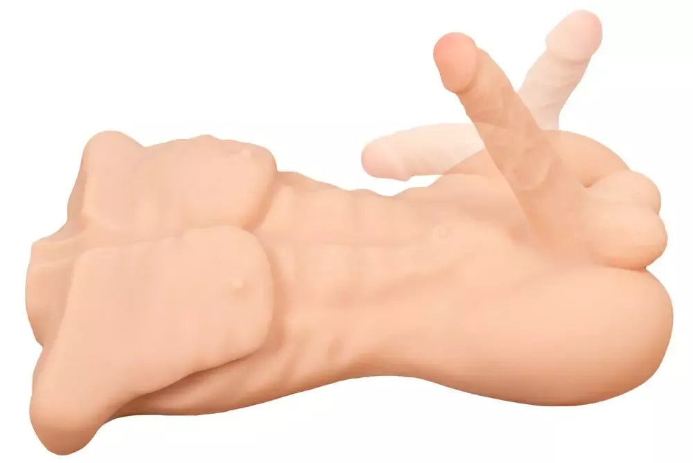 Realistixxx Deluxe Man anatominis liemuo, Naturskin medžiaga, 52 cm