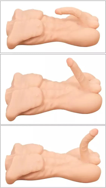 Realistixxx Deluxe Man anatominis liemuo, Naturskin medžiaga, 52 cm