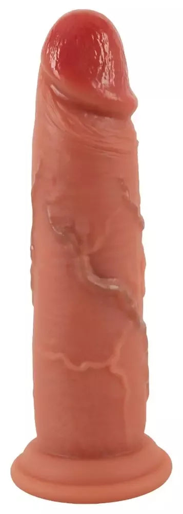 Realistixxx Moveable Skin dvigubo tankio modelis su siurbtuku 20,5 cm