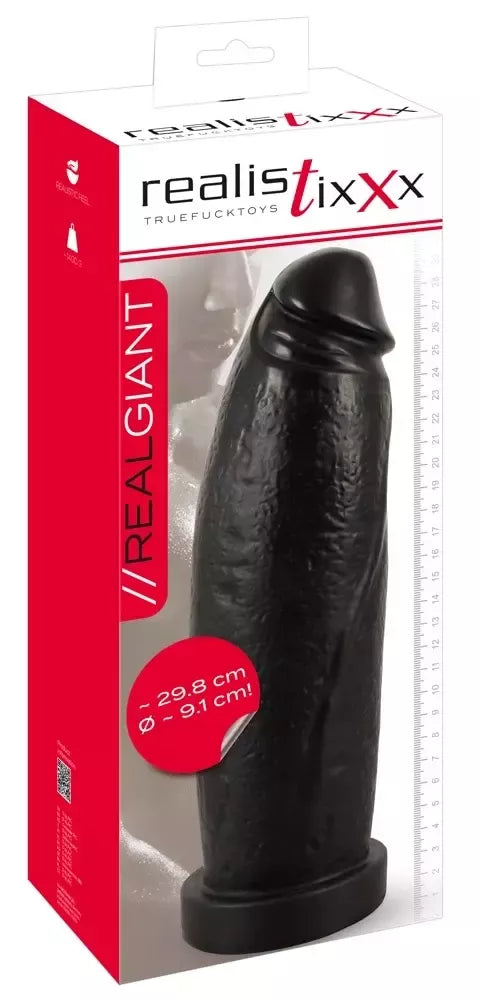 Realistixxx Real Giant Model 29,8 cm – didelis anatominis intymus prietaisas